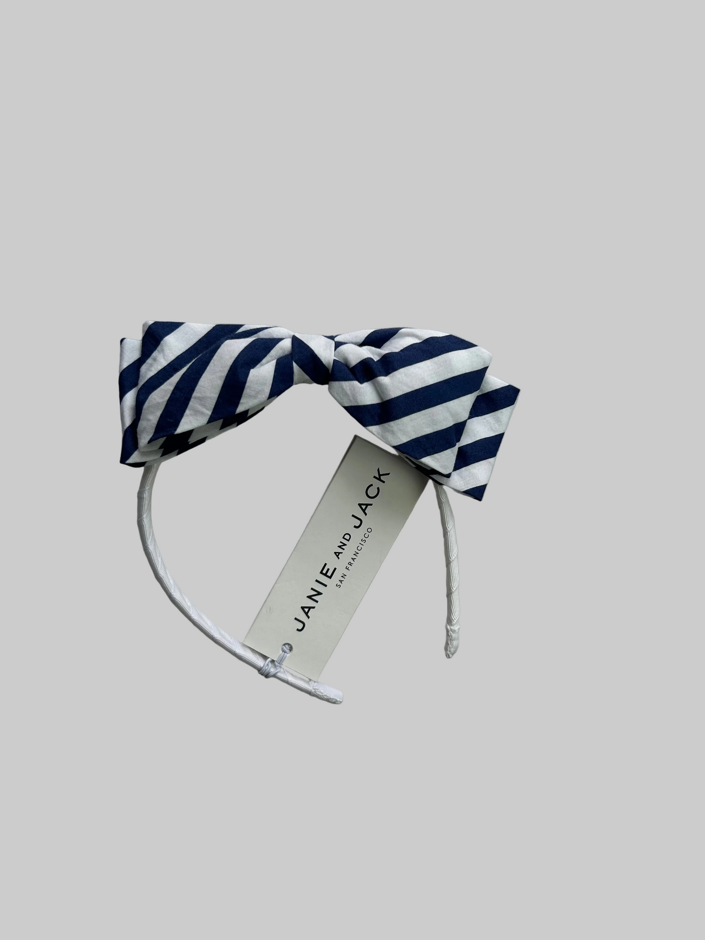 Janie and Jack Navy/White Headband NWT