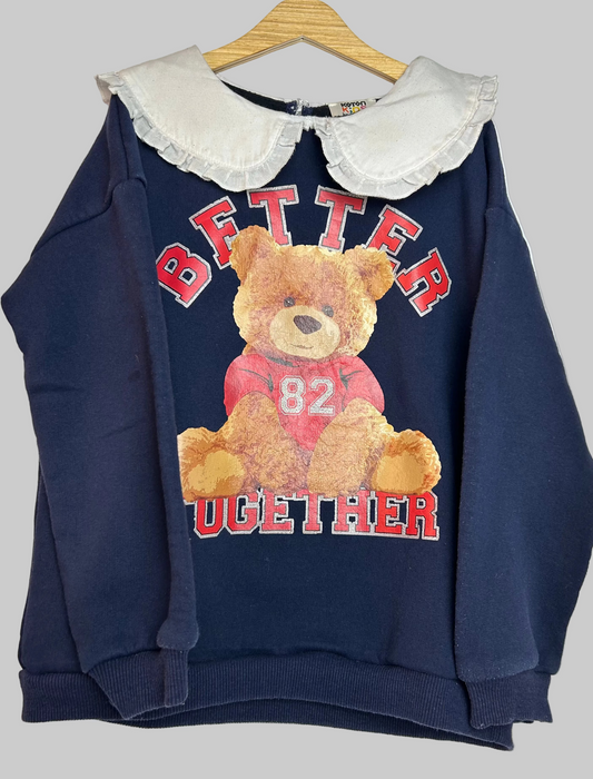 Koton Kids Navy Sweatshirt 9/10