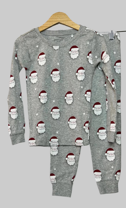 Petit Lem Santa Pajamas 3T NWT