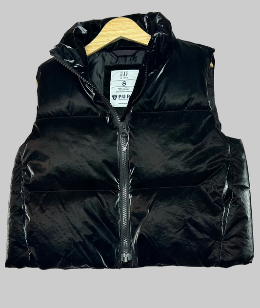 Gap Black Water Resistant Puffer 6/7