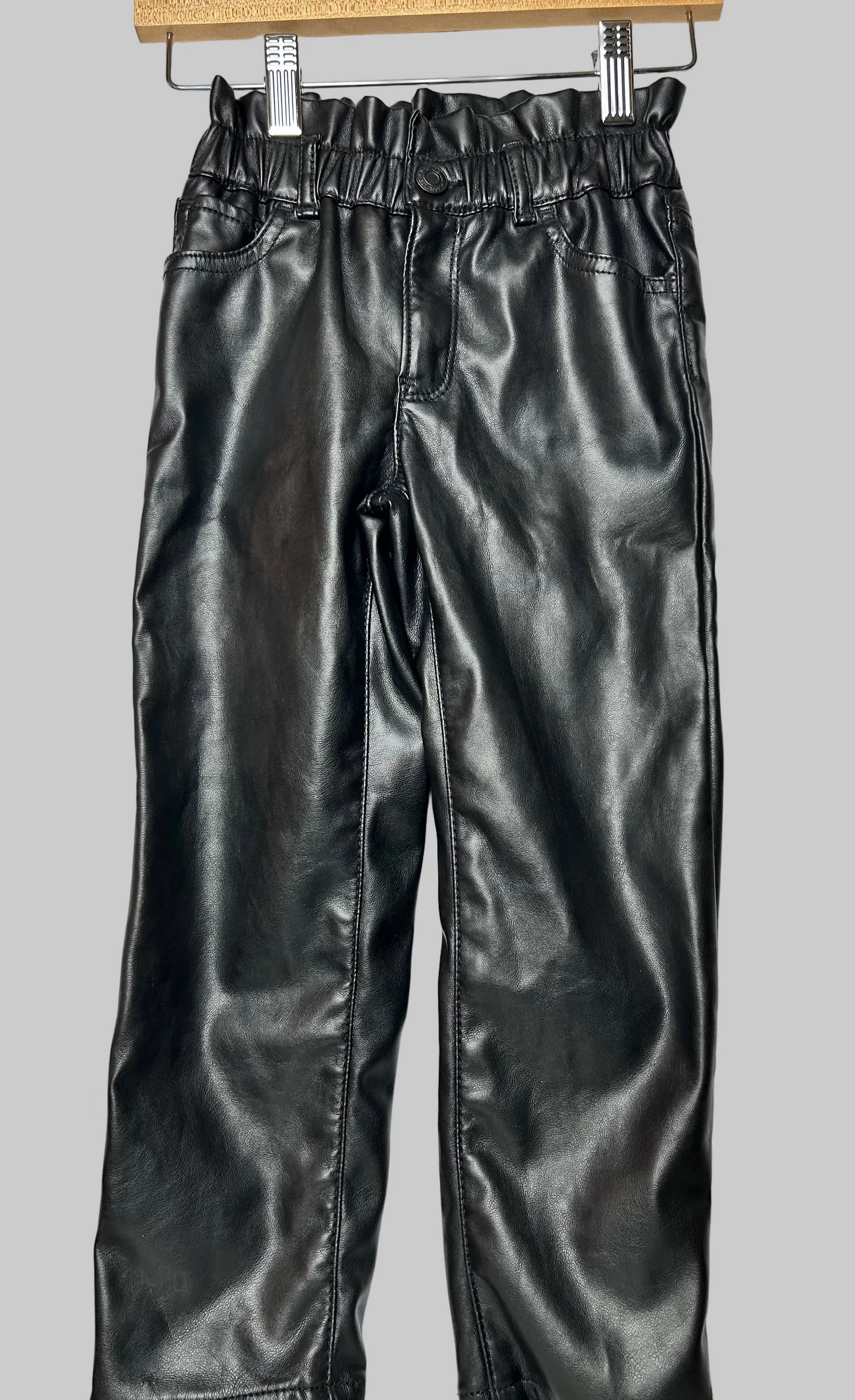 Baby Gap Black Faux Leather Pants 5T