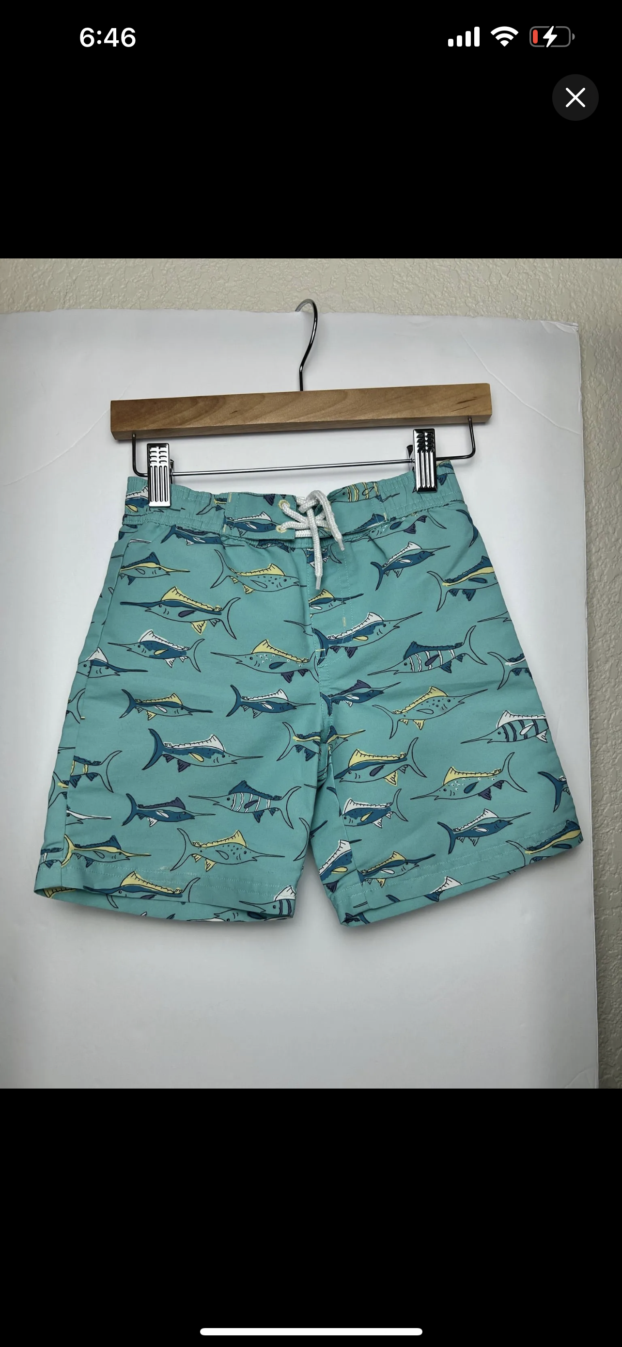 Janie & Jack Swordfish Swim Trunks 2T