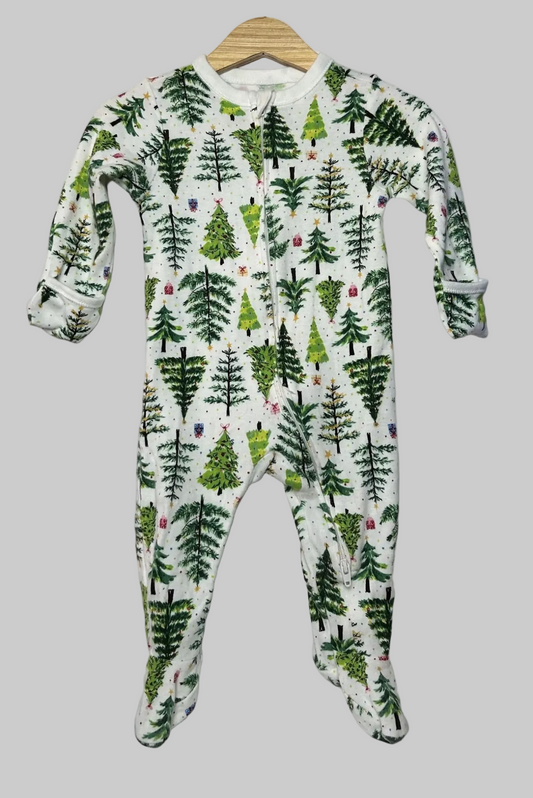 Old Navy Christmas Tree Footie 6-9M