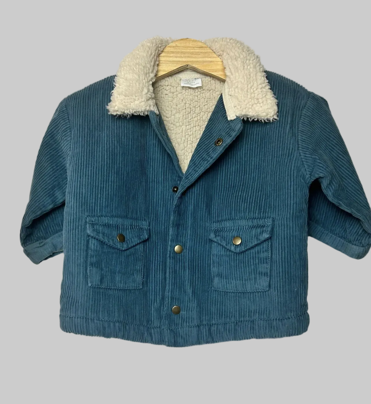 Next Baby Denim Sherpa Jacket 3-6M