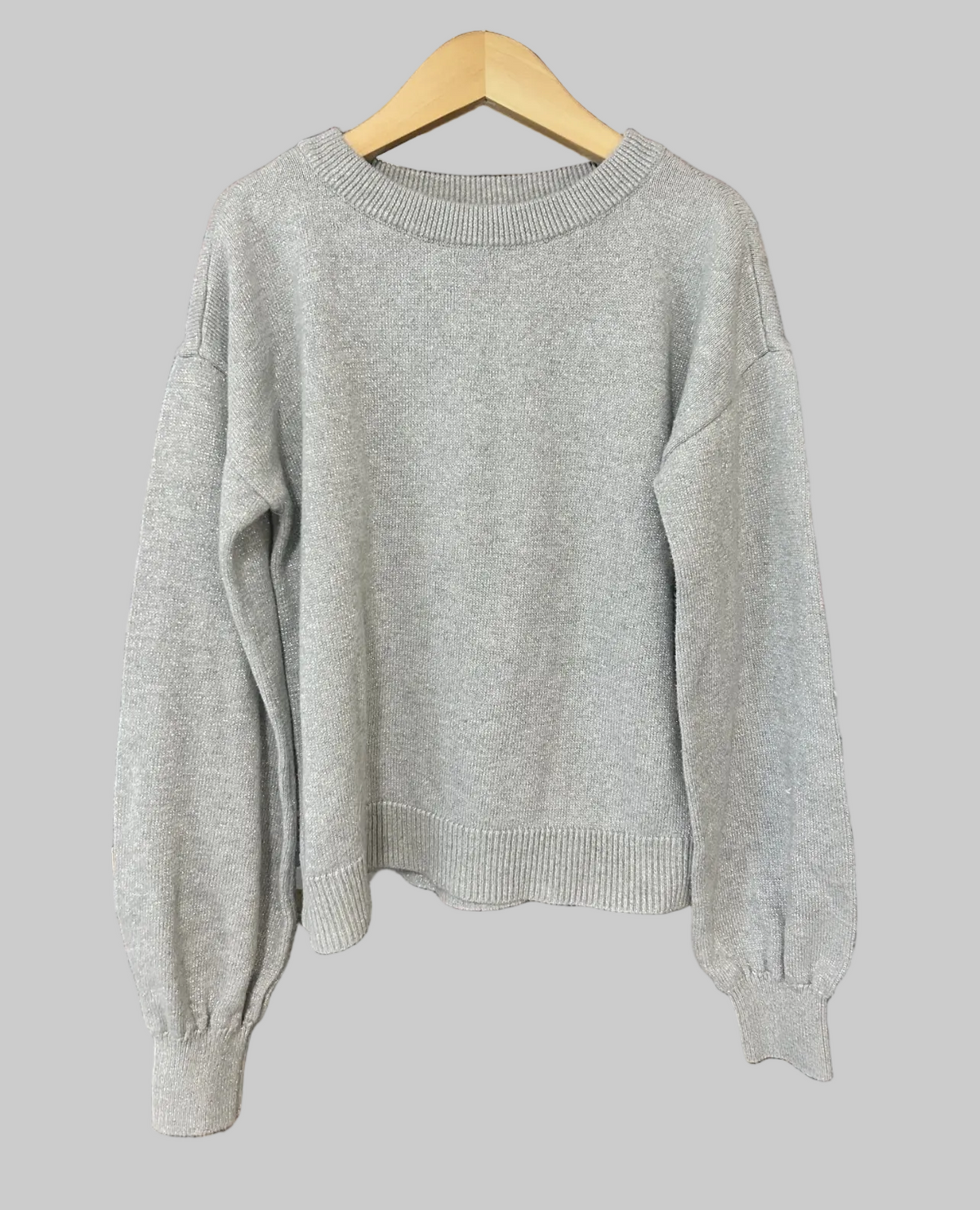 Gap Kids Silver Sparkle Top 12