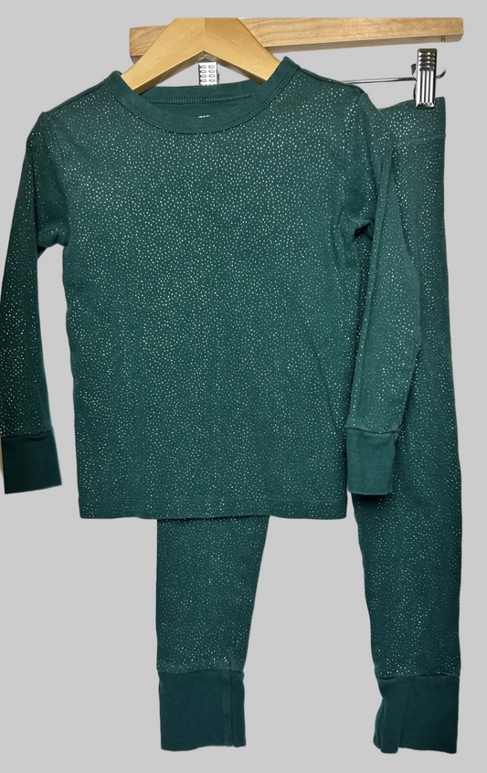 Gap Kids Green Shimmer Pajamas 6