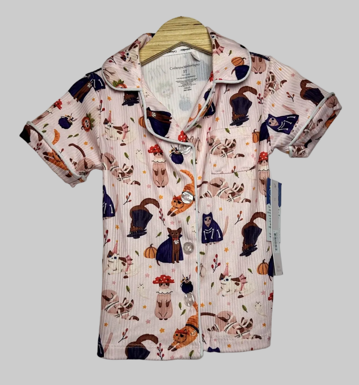 Catherine Malandrino Cat Sleep Shirt NWT 3T