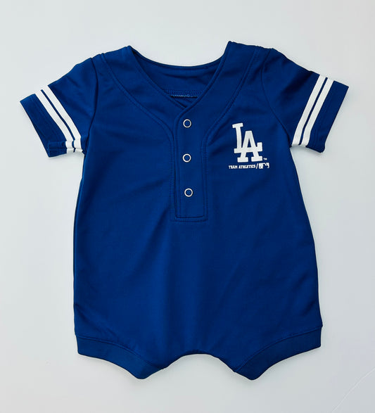 Genuine Merchandise Team Athletics LA Romper 0-3M