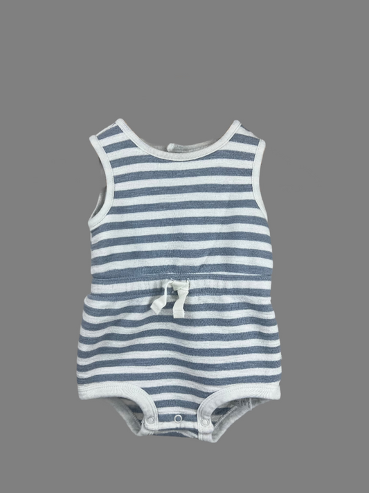 Little Planet by Carter's Striped Romper 9M