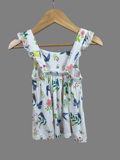 Angel Dear Butterfly Floral Sundress  6-12M