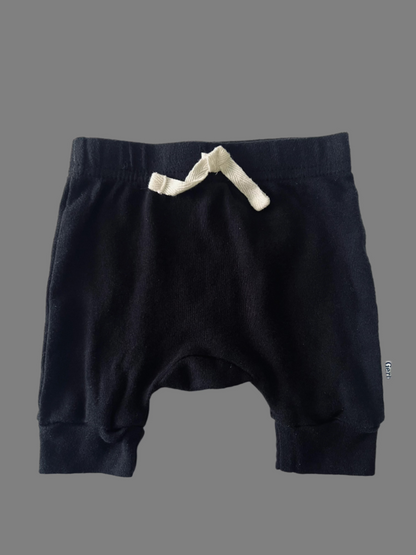 Gerber Black Drawstring Pants NB