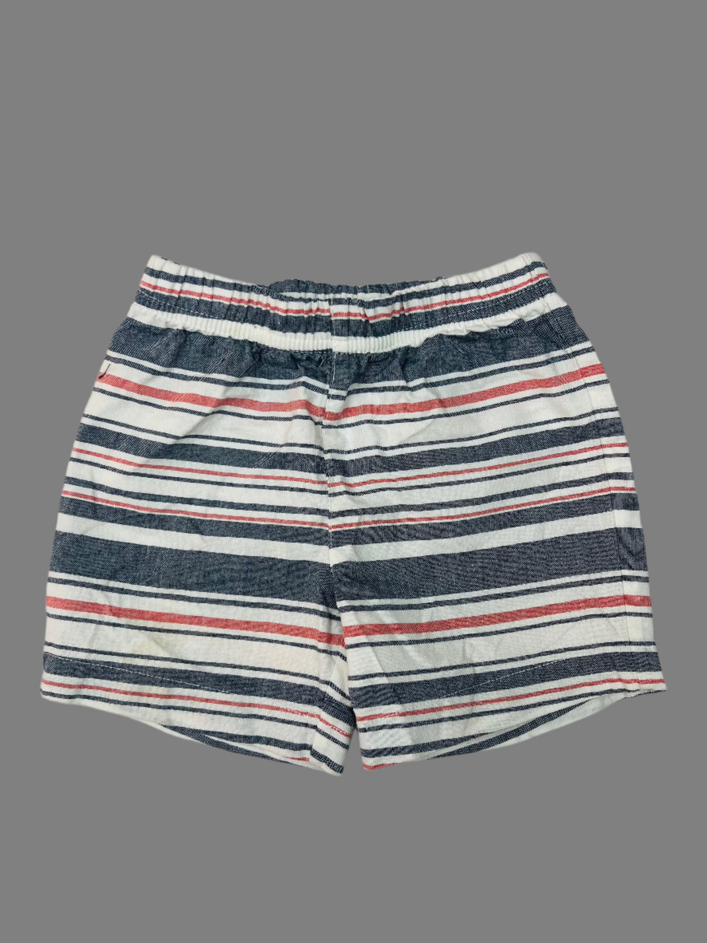Carter's Red White and Blue Striped Shorts 12M