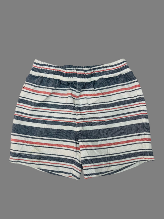 Carter's Red White and Blue Striped Shorts 12M