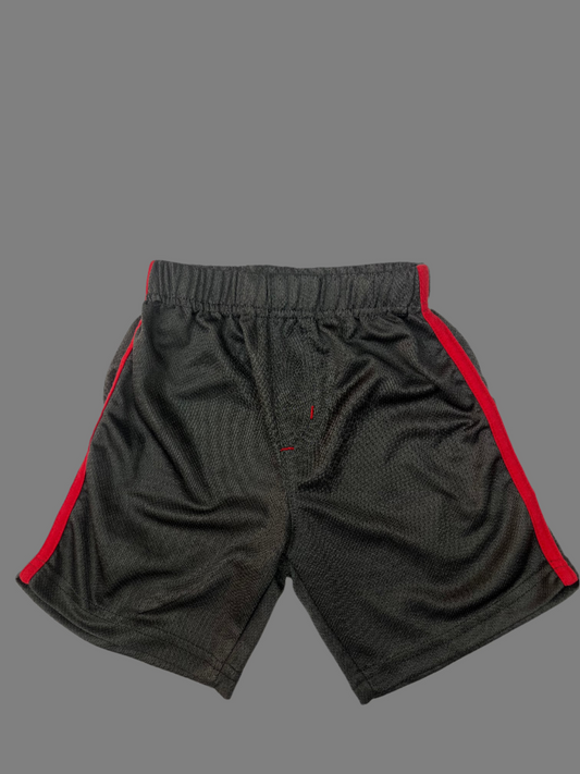 Marvel Spiderman Gray with Red Stripe Shorts 3T