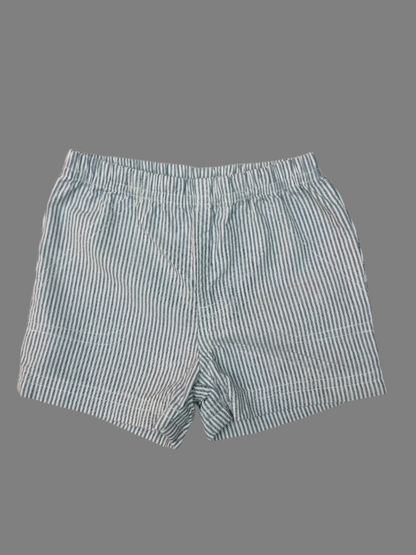 Carter's Gray & White Striped Shorts 3M