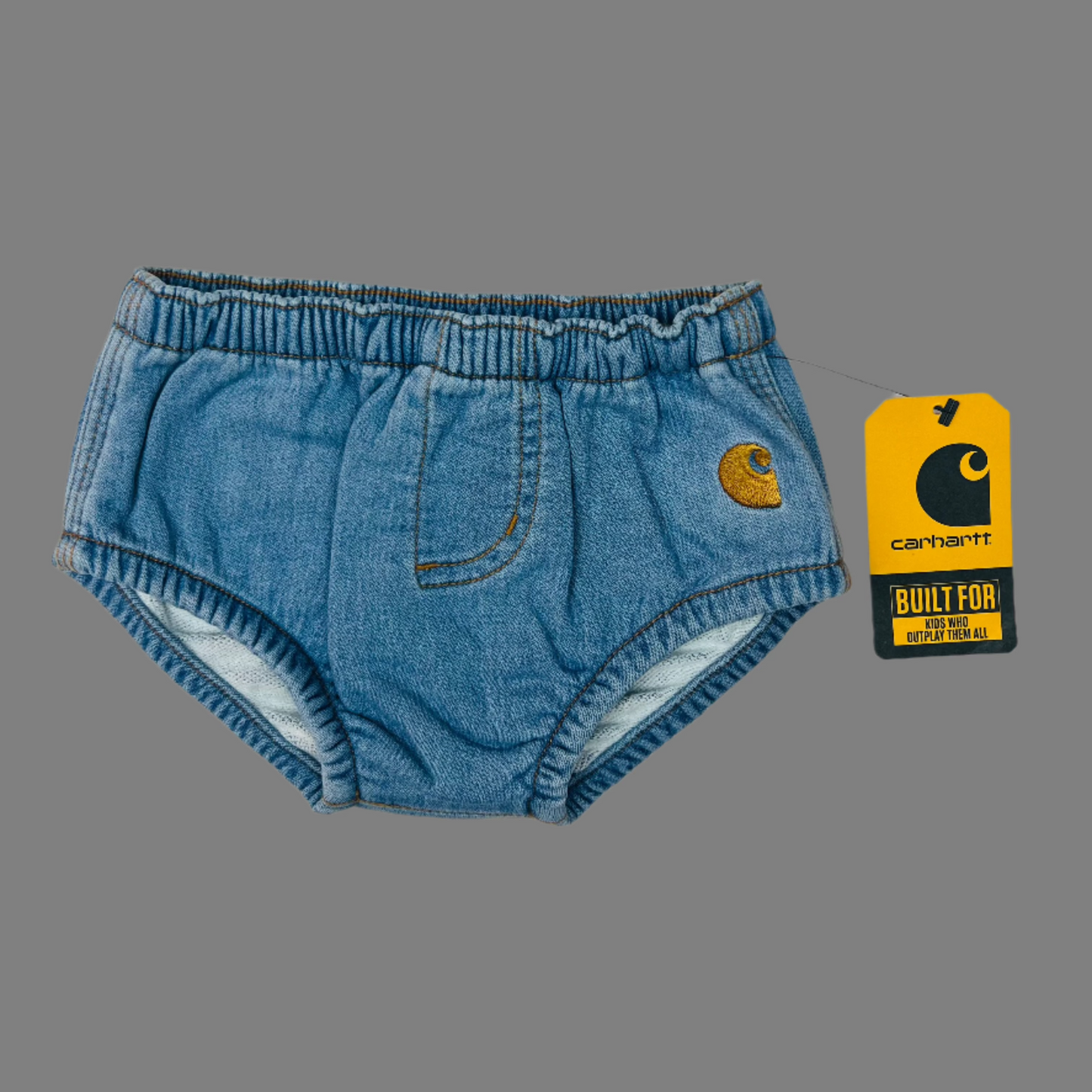 Carhartt Rugged Flex Denim Diaper Cover 3M