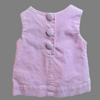 Beaufort Bonnet Two-Toned Sleeveless Corduroy Dress 6-12M