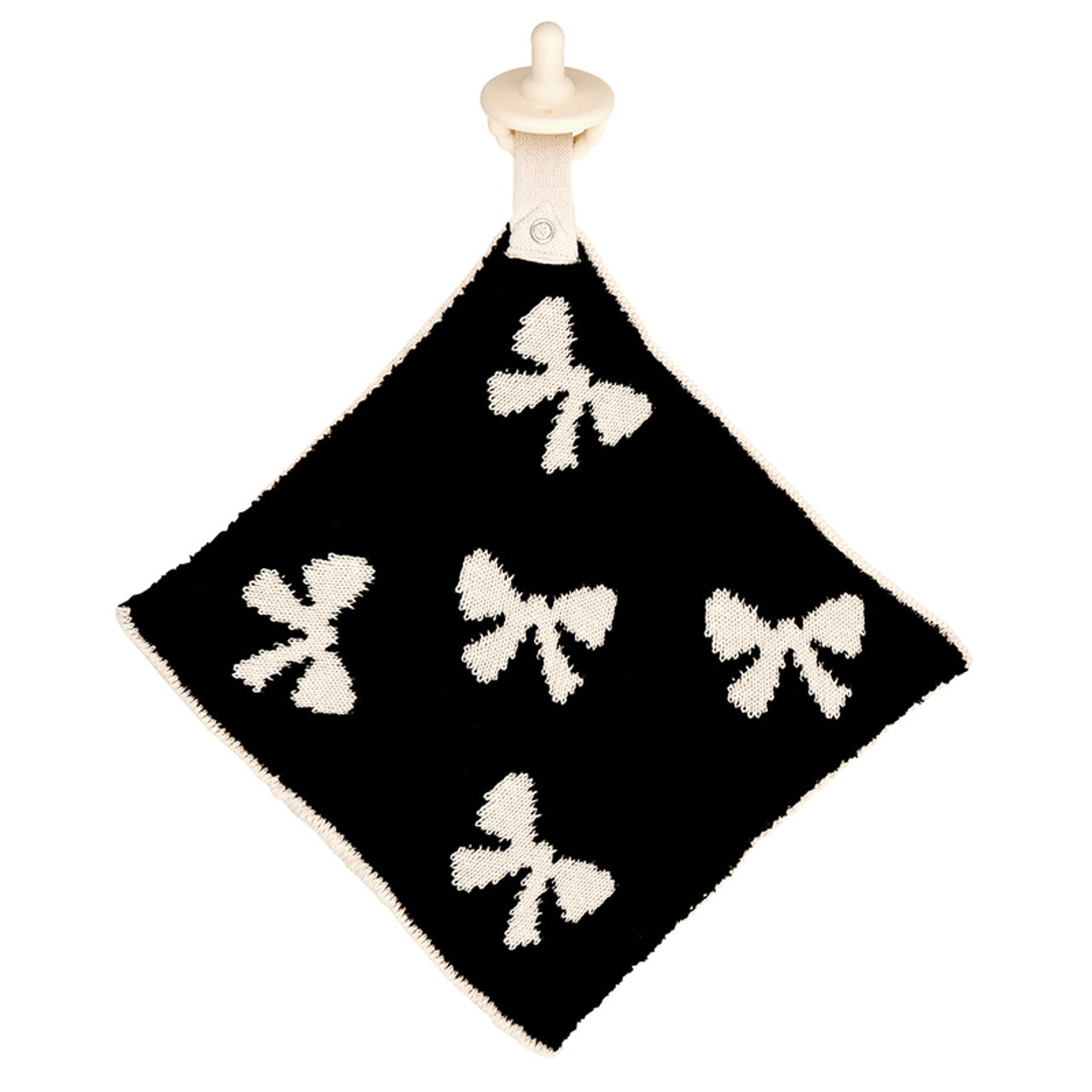 Plush Pacifier Blankie - Bow