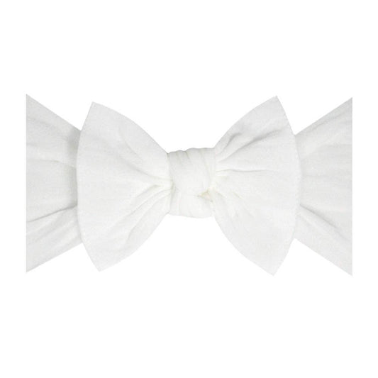 Baby Bling® Knot soft headband: White