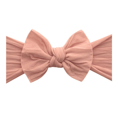 Baby Bling® Knot soft headband: Hot pink