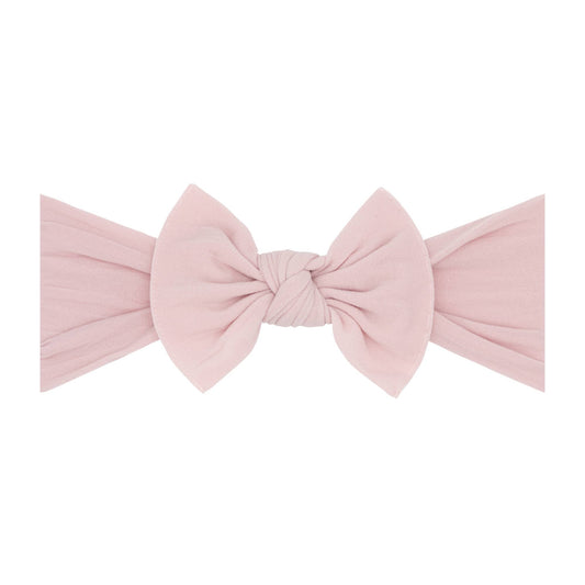 Baby Bling® Knot soft headband: Antique Pink