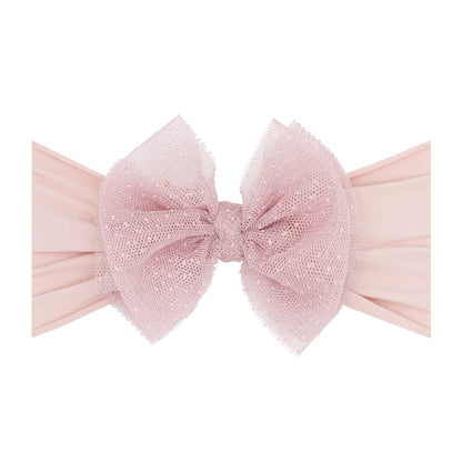 Baby Bling® Tulle headband with tulle bow: Cherry