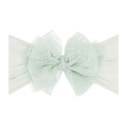 Baby Bling® Tulle headband with tulle bow: Cherry