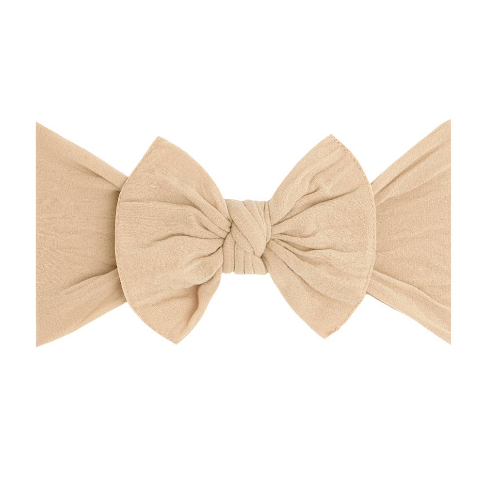 Baby Bling® Knot soft headband: Hot pink