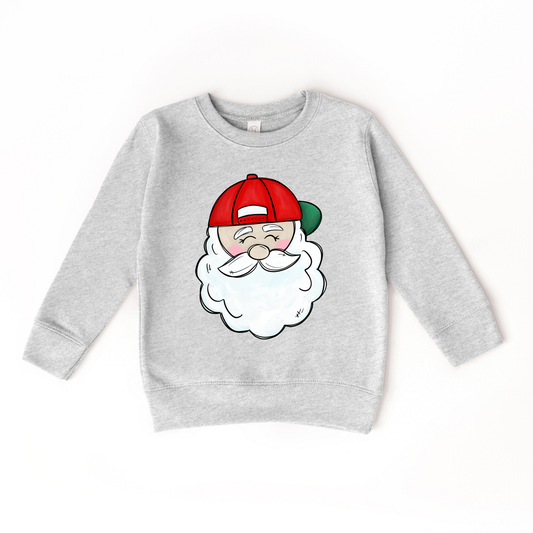 Santa Claus Christmas Kids Pullover Sweatshirt
