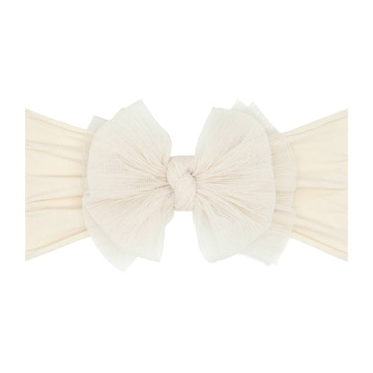 Baby Bling® Tulle headband with tulle bow: Cherry